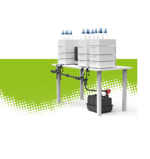 Installations de sécurité pour HPLC et autres